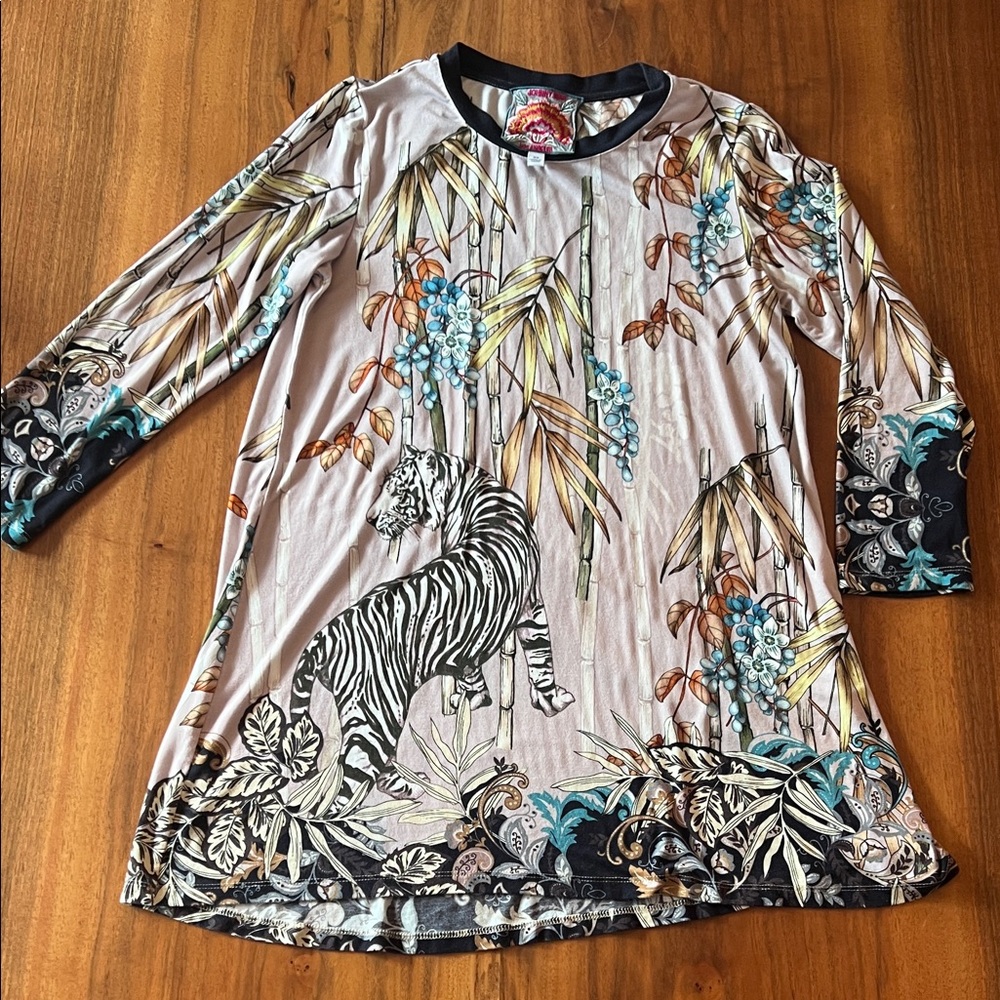 Johnny Was Tiger tunic Sz XS
